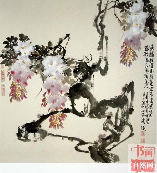 李溪境花鸟画欣赏